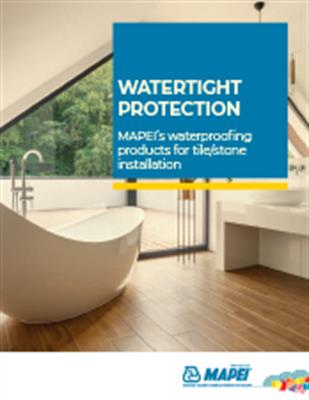 Watertight Protection MAPEI’s waterproofing products for tile/stone installation